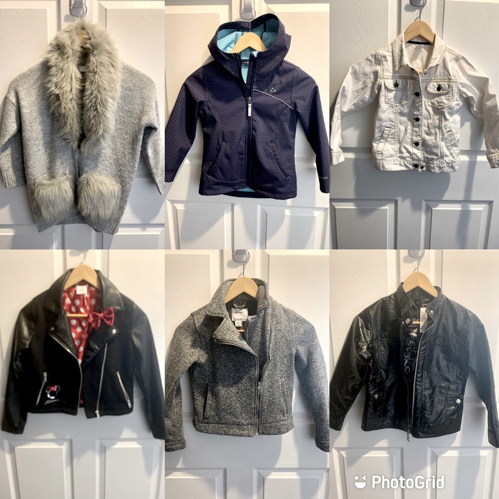 Lot of girls spring sweaters and jackets